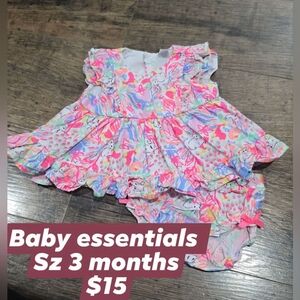 Baby essentials Baby girl Easter dress sz 3 months 🐰